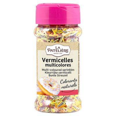 3278584144114 - La Patelière - Vermicelles Multicolores en Sucre