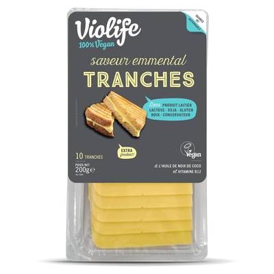 Violife Tranches Vegan Saveur Emmental, 200g