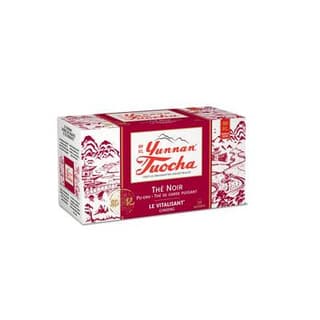 Yunnan Tuocha Thé noir du Yunnan au ginseng, 20 sachets