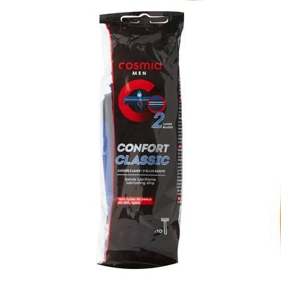 3596710510115 - COSMIA MEN - Confort classic rasoir jetable 2 lames tous types de peaux