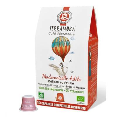 3760264900016 - Terramoka - Café bio Adèle capsule biodégradable sans aluminium