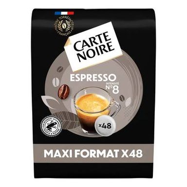 Carte Noire Expresso intensité n°8, 48 dosettes