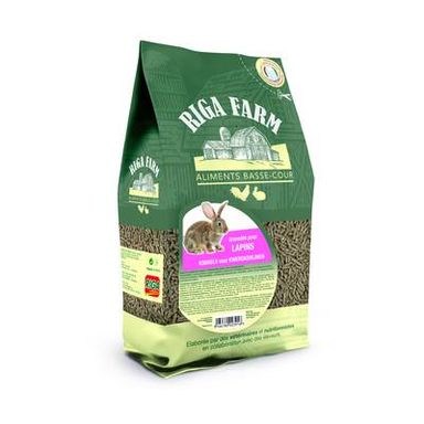 Riga Farm Granulés pour Lapins, 3,8kg