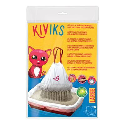 3770007829016 - Kiviks - Sacs à litière filtrants superposés biodégradables