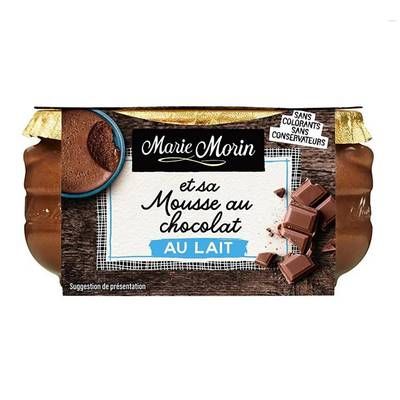 Marie Morin Mousse au chocolat au lait, 100g