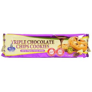 Merba Cookies Triple chocolat, 180g