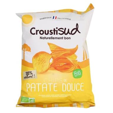 Croustisud Pétales de patate douce Bio, 70g