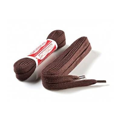 De Clermont Lacets plats marron, 110 cm 2 paires