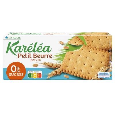 Karéléa Petit Beurre Nature Sans Sucres, 150g