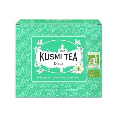 Kusmi Tea Thé Detox Bio, 20 sachets