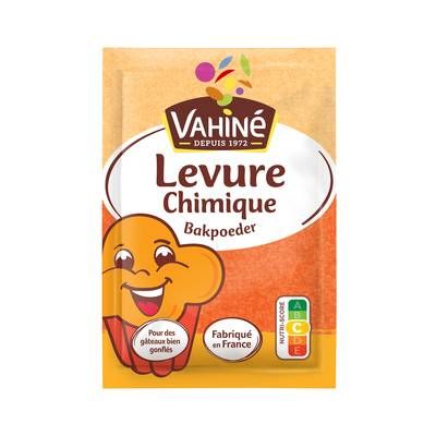 Vahine Levure chimique, poudre à lever, 5x11g
