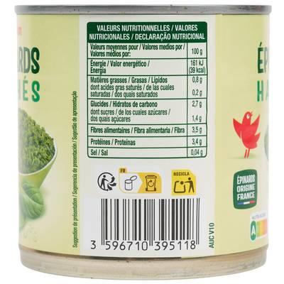 3596710545308 - Auchan - Epinards hachés