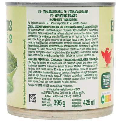 3596710545308 - Auchan - Epinards hachés