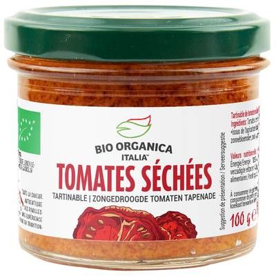Bio Organica Italia Tartinable de tomate séchée bio, 100g