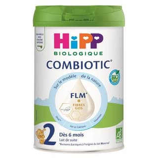 Hipp Lait bébé en poudre Combiotic FLM Bio 2ème âge, 6-12 mois, 800g