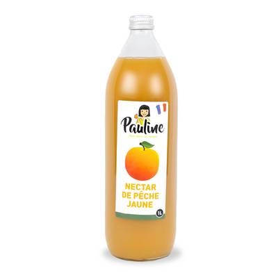 Pauline Nectar de pêche jaune, 1L