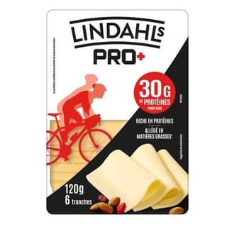 LINDAHLS PRO Fromages en tranches, 6 tranches - 120g