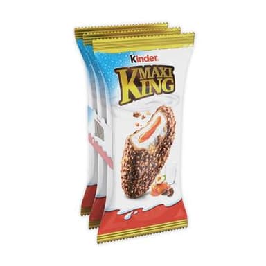 Kinder Snack maxi king chocolat noisettes, 3x35g