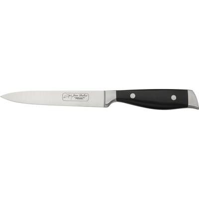 Jean Dubost Couteau steak/multi usages Lame inox Massif Noir, 12 cm