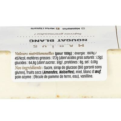 3275510011021 - Marius, L'Épicerie Inspirée - Nougat blanc