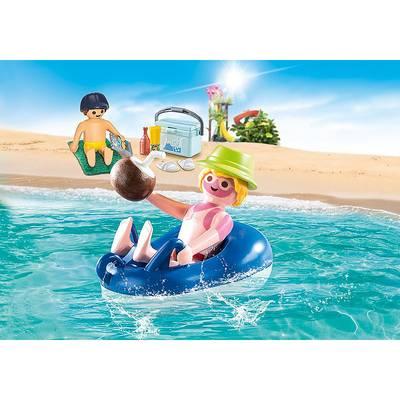 4008789701121 - PLAYMOBIL® Family Fun - Vacancier avec coups de soleil et bouée