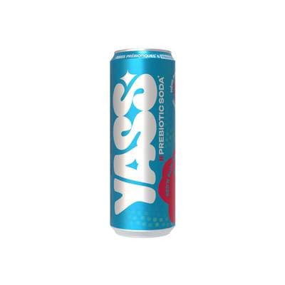 Yass Soda probiotic saveur citron fruits rouges, 33cl