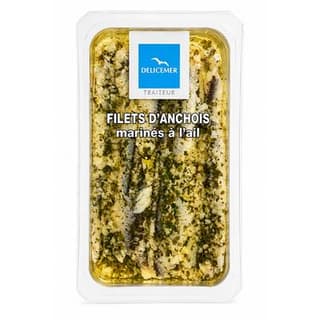 La Barre Anchois marinés à l'Ail, 200g