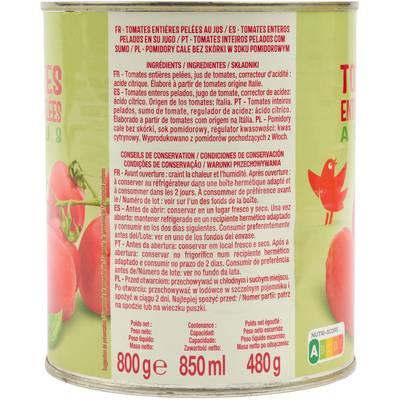 3596710396047 - Auchan - Tomates entières pelées au jus