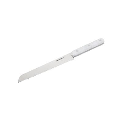Collection Chop Couteau à pain aspect nacré blanc Chop, 1 pièce