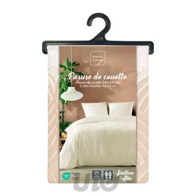 3574386448321 - Douceur D Interieur - Parure de lit Microfibre Unie