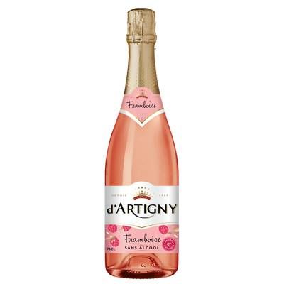 D'Artigny Pétillant aromatisé framboise sans alcool, 75cl