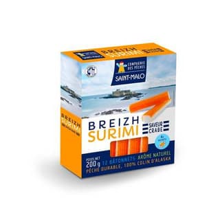 Compagnie Des Pêches Saint Malo Surimi Saveur Crabe, 200g