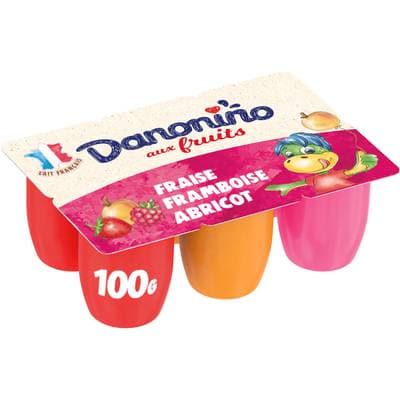 Danonino Petits suisses aux fruits, 6x100g