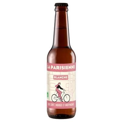 La Parisienne Bière blanche 5° Bio, 33cl