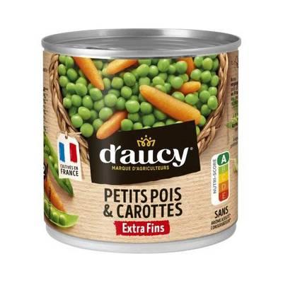 3017800078723 - D'aucy - Petits Pois Carottes Extra Fins