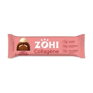 Zohi Barre collagène Vanille Chocolat, 50g