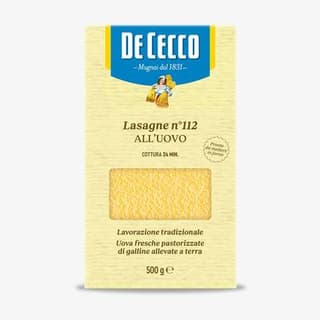 De Cecco Pâte Lasagne aux oeufs N°112, 500g