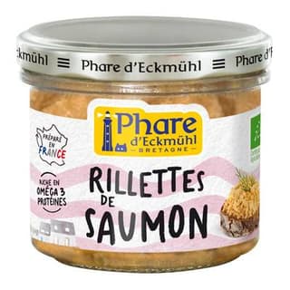Phare d'Eckmuhl Rillette de saumon bio, 90g