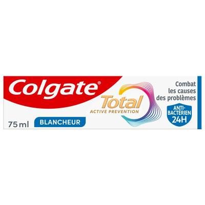 Colgate Dentifrice Total Active Prévention Blancheur, 75ml