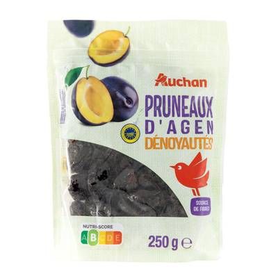 Auchan Pruneaux d'Agen Dénoyautés, 250g