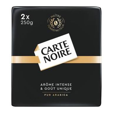 Carte Noire Café moulu Classique 100% arabica, 2x250g