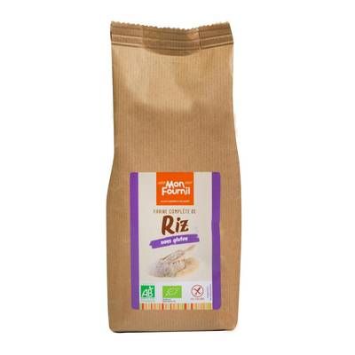 Mon Fournil Farine complète de riz bio sans gluten, 400g