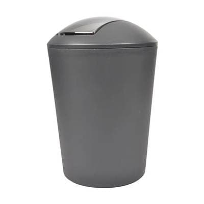 Douceur D Interieur Poubelle à bascule Anthracite, 5L