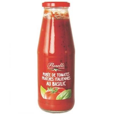 Florelli Purée de Tomates Italiennes Basilic, 700g