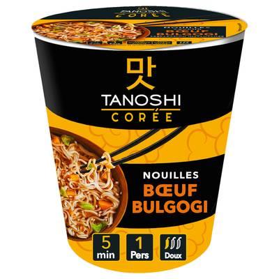 3229820802527 - Tanoshi - Corée - Nouilles Coréennes Saveur Boeuf Bulgogi