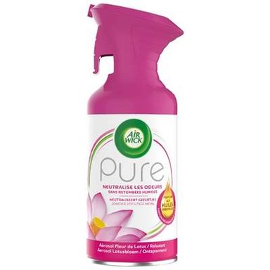 Air Wick Désodorisant pure relaxant aux 5 huiles essentielles patchouli et lavandin, 250ml