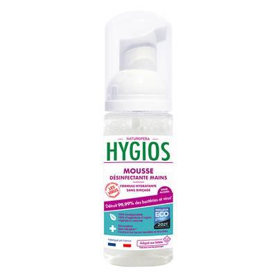 3760001760828 - Hygios - Mousse Mains Désinfectante Sans Parfum