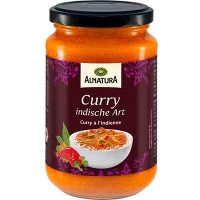 Alnatura Sauce Curry Indien Bio en bocal, 325g