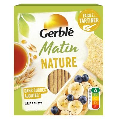 3175681297128 - Gerblé - Tartine Matin Nature - Maïs Avoine sans sucres ajoutés
