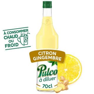 Pulco Concentré citron gingembre, 70cl